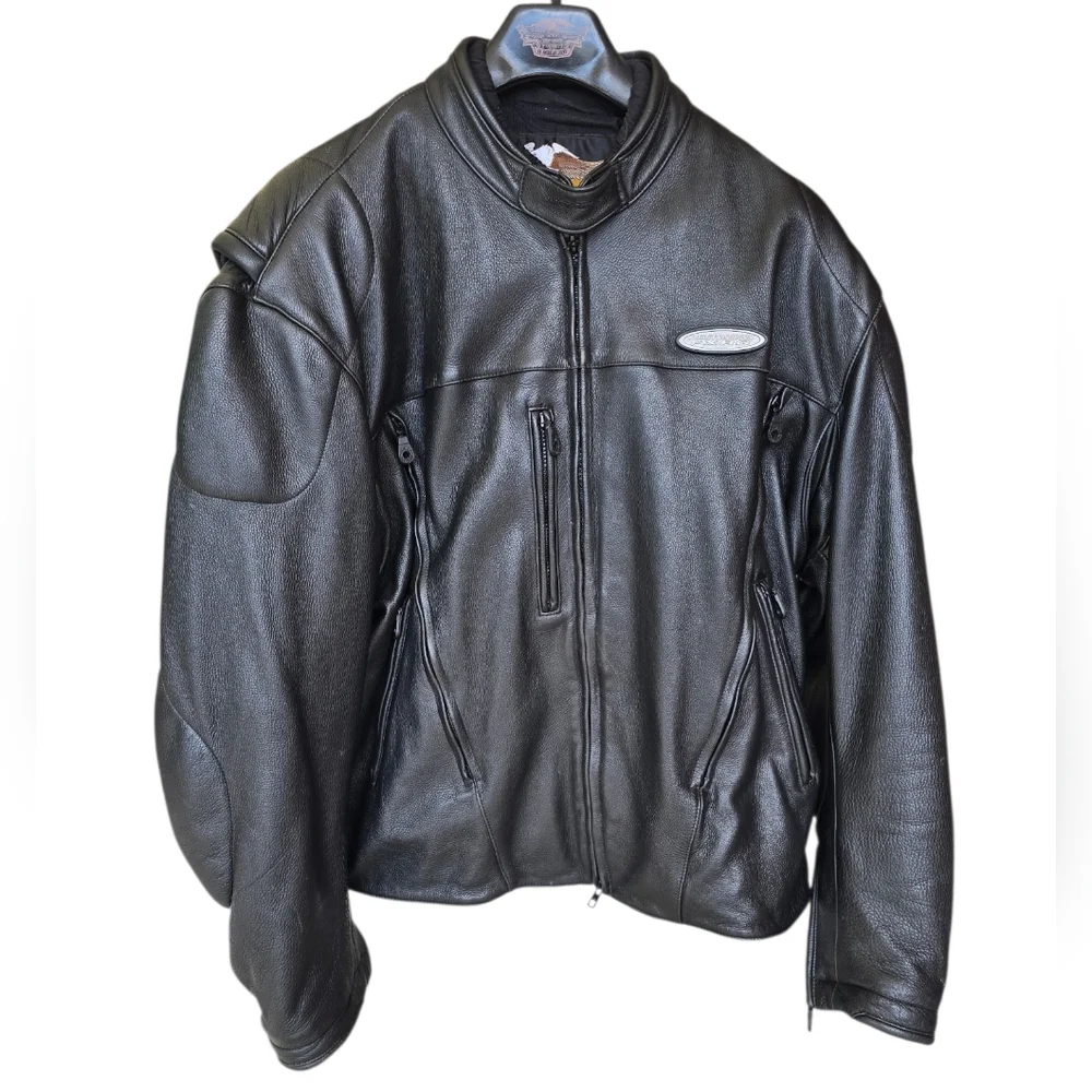 Men's & Women's Leather Harley-Davidson FXRG Motorcycle Jackets M XXL W Sm 4-6
